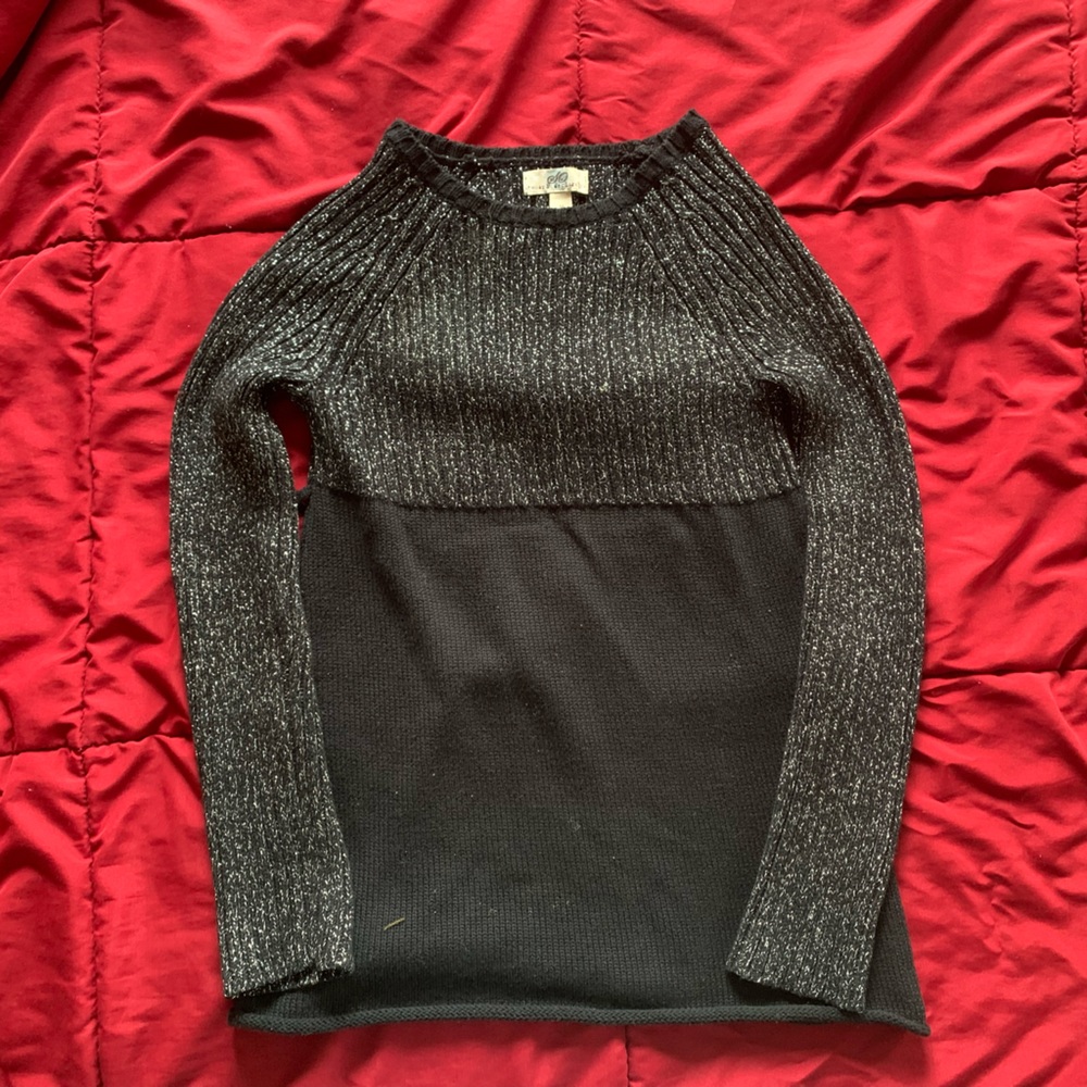 Sparkly Black Sweater for Girls